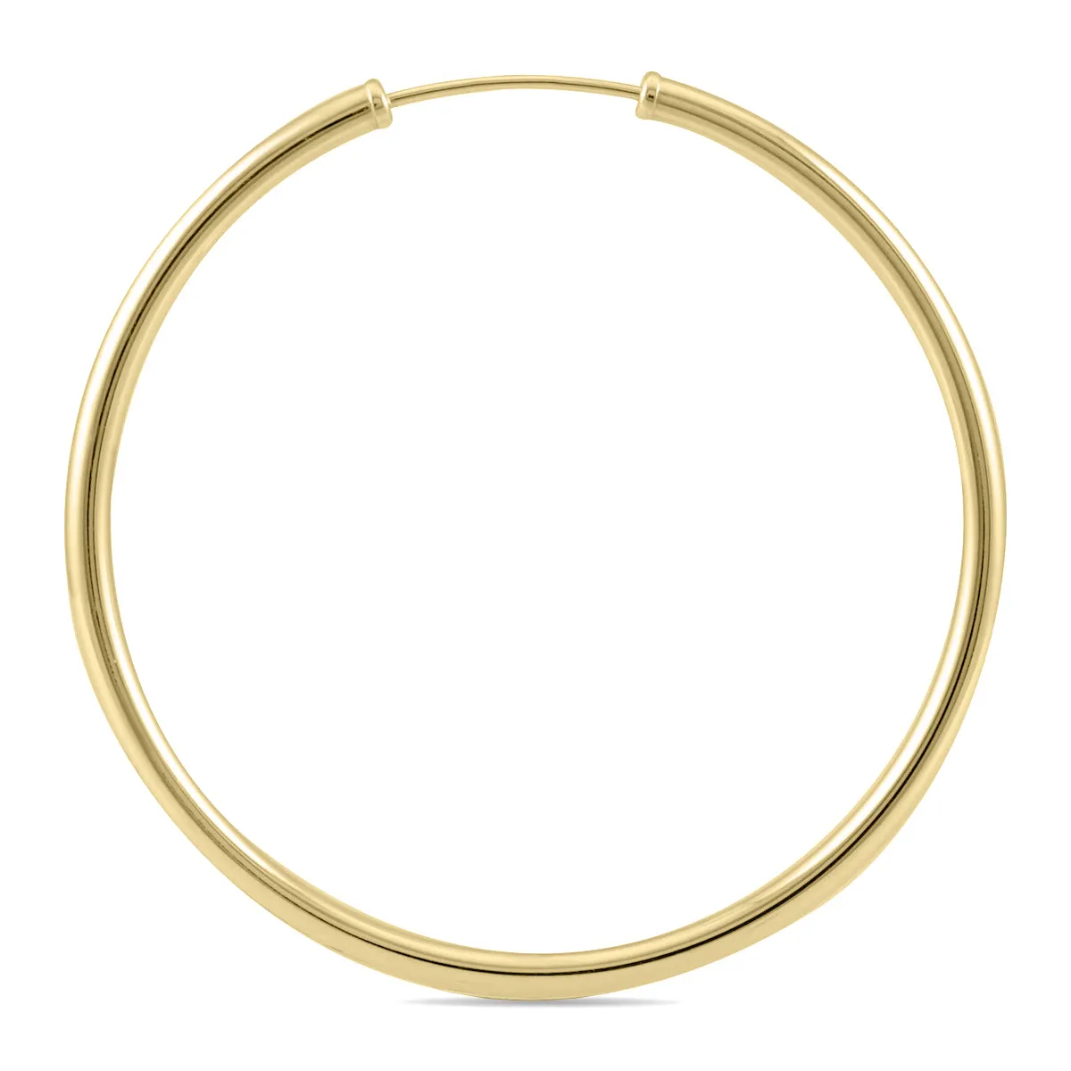 40Mm Hoop Earrings In 14K Yellow Gold