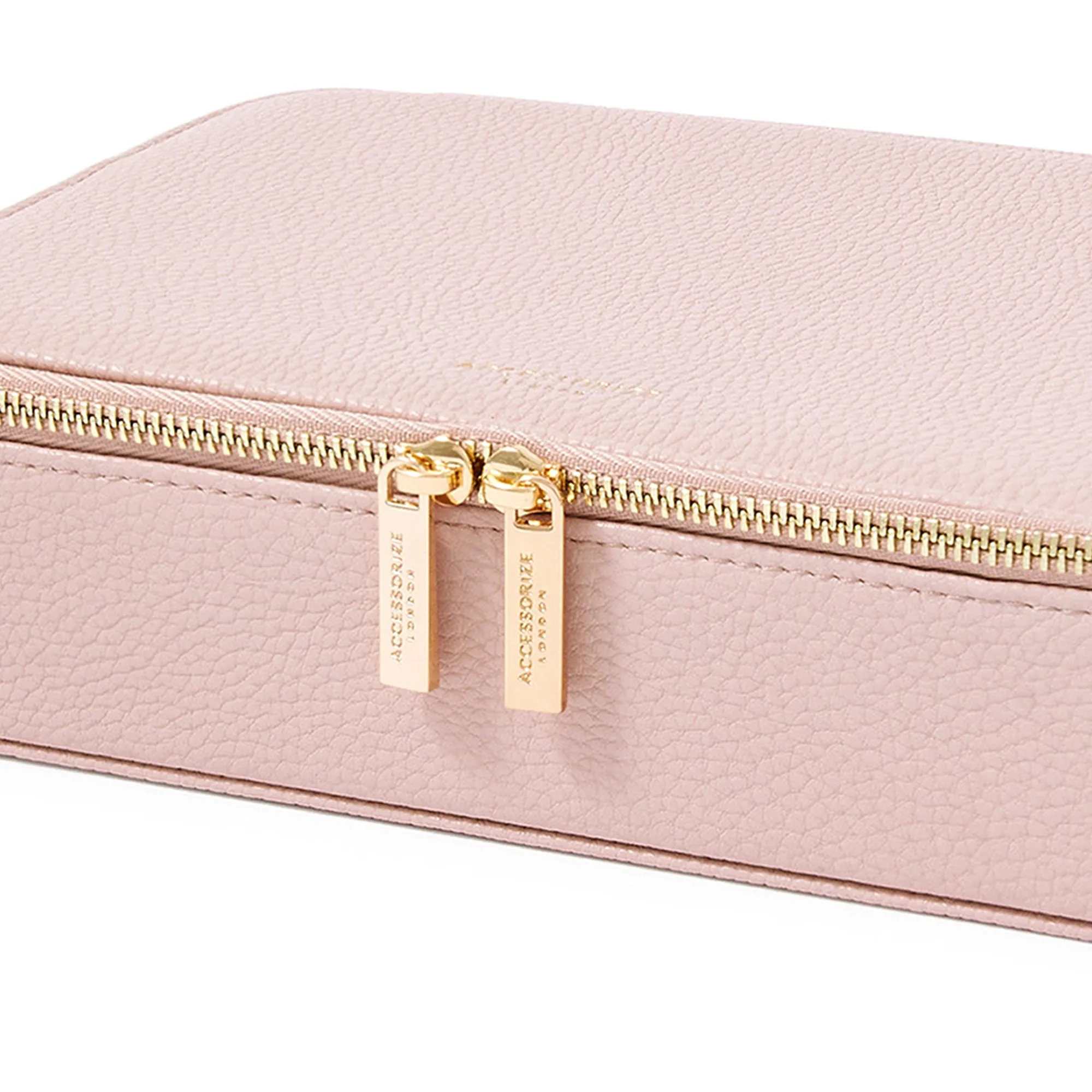 Accessorize London Women's Pink Jada Jewellery Box