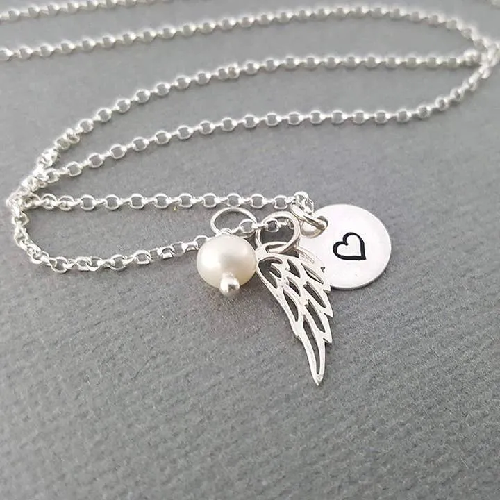 Angel Wing Sterling Silver Necklace