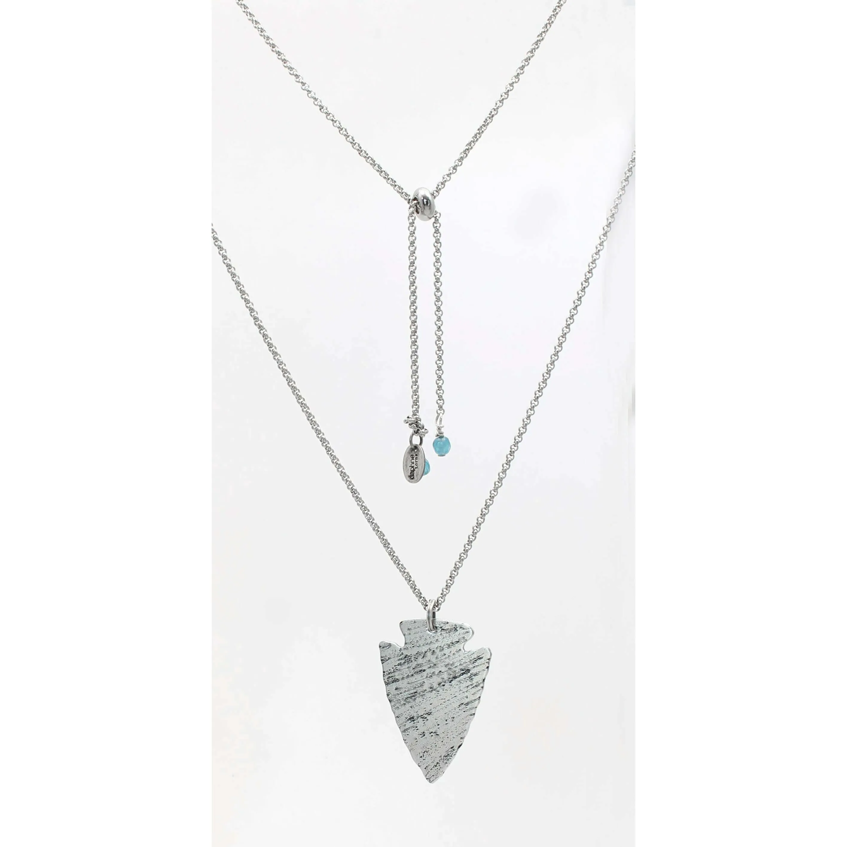 Arrowhead Long Layered Necklace