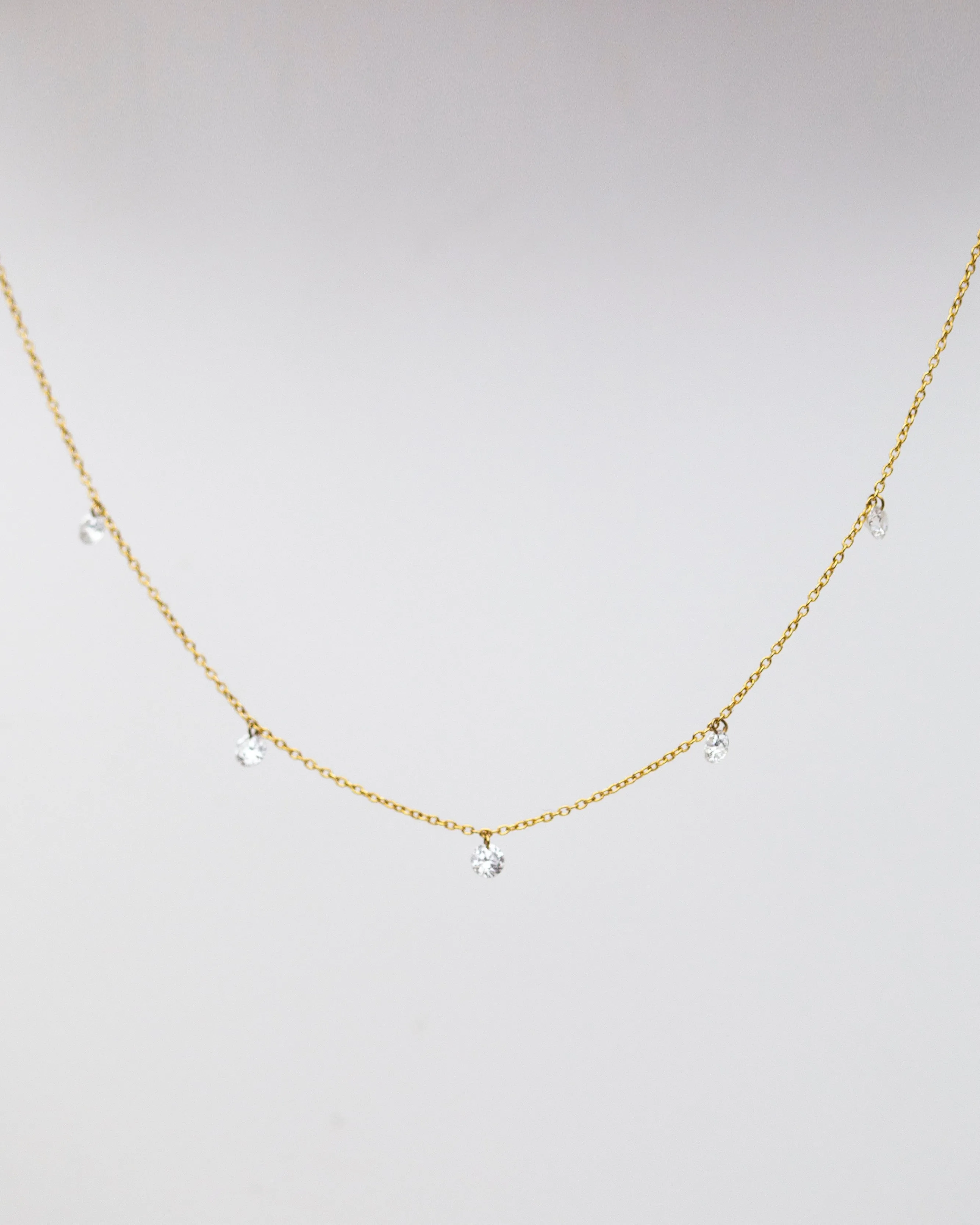 Bare Diamond Necklace