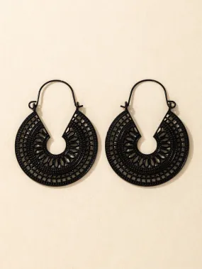 Beautifully Bold Tribal Hoop Earrings