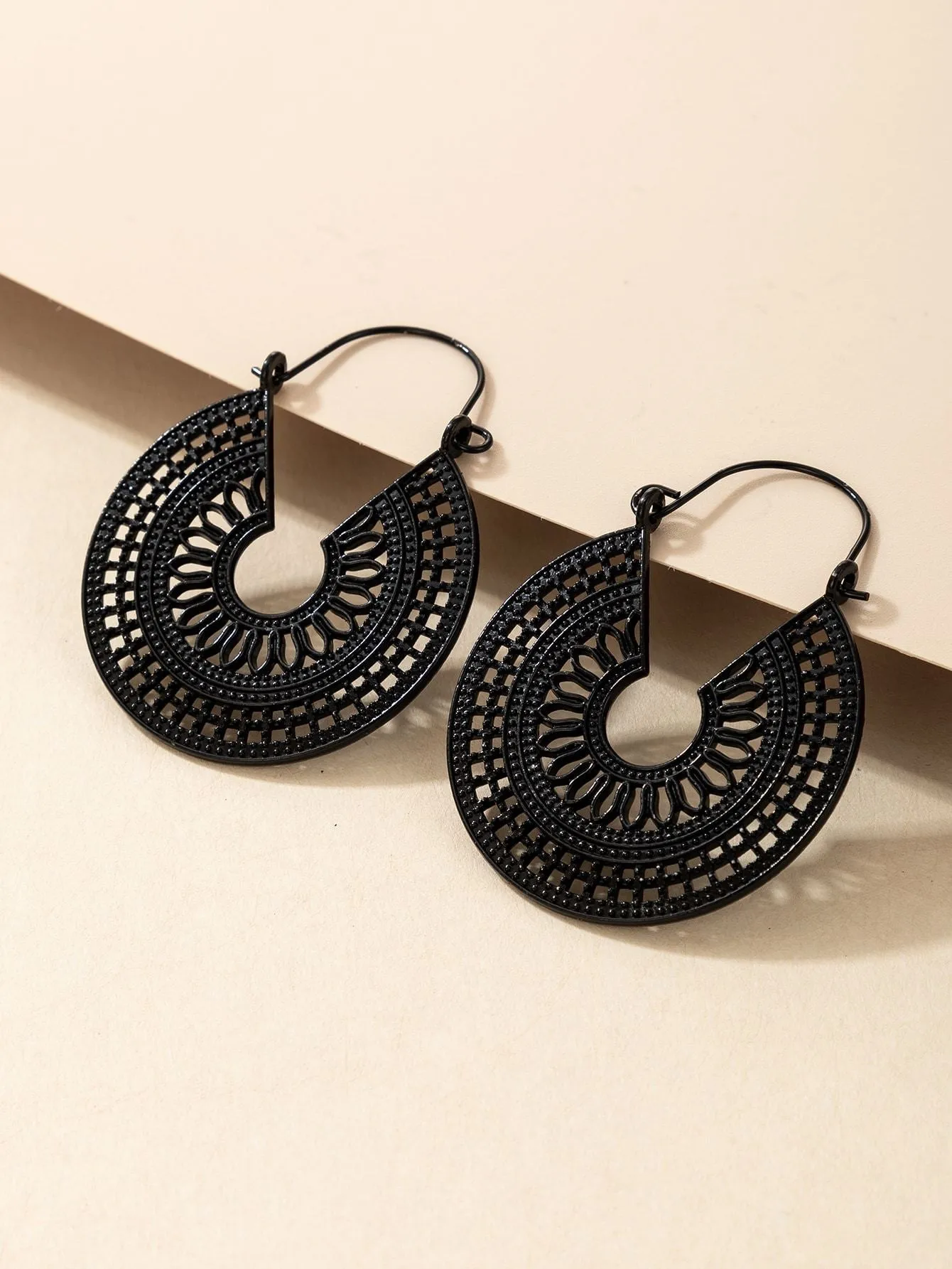 Beautifully Bold Tribal Hoop Earrings