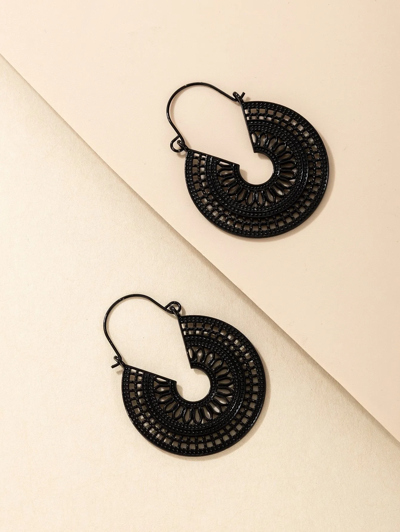 Beautifully Bold Tribal Hoop Earrings