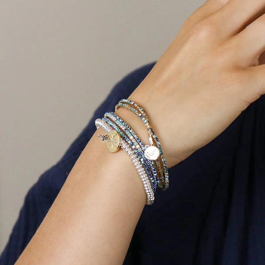 Blue Mix | Bracelet Stack