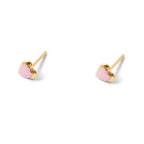 Bold Pink Stud Earrings