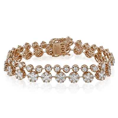 Bracelet in 18K Gold with Diamonds