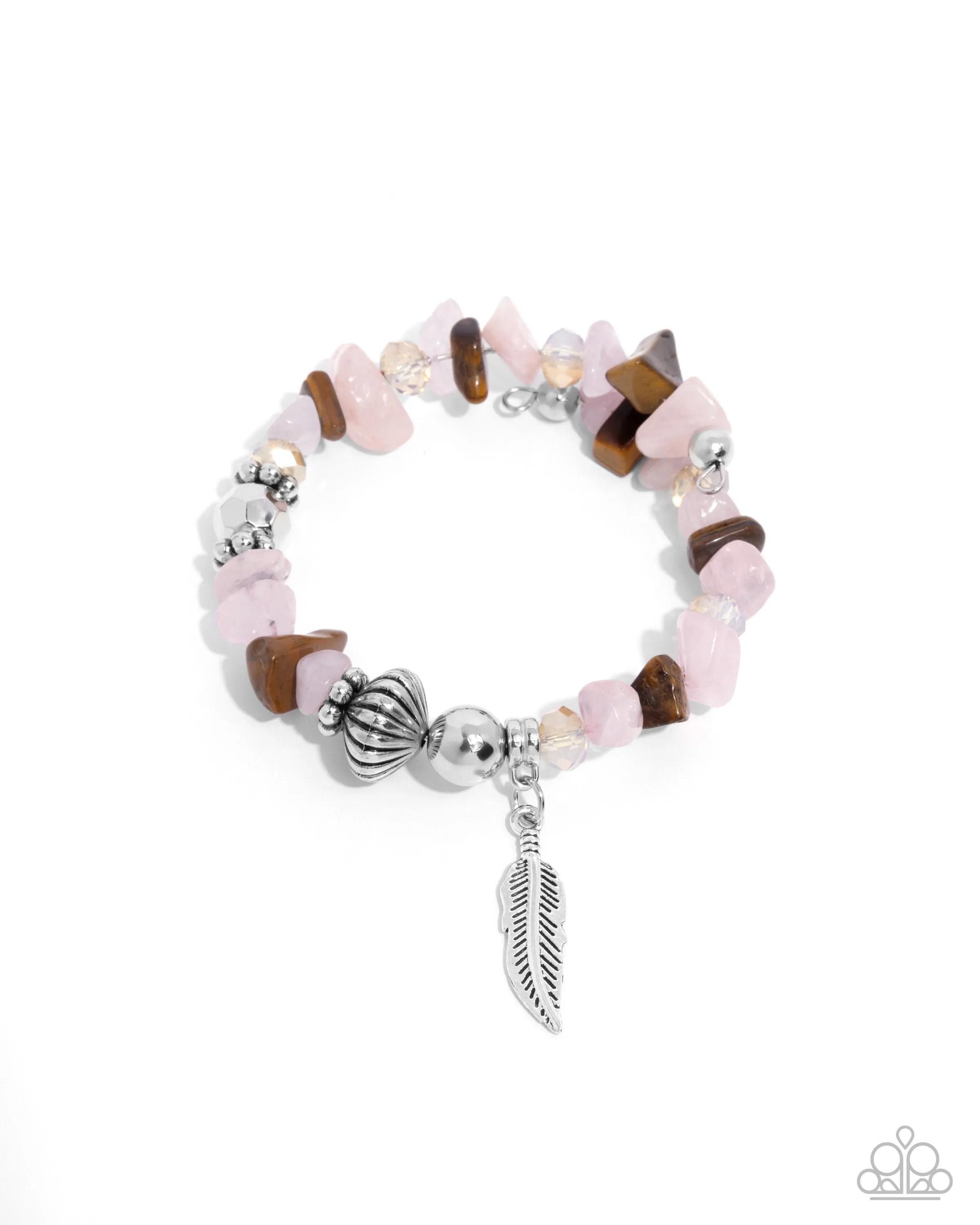 Bracelets Earthy Earning - Pink B2341