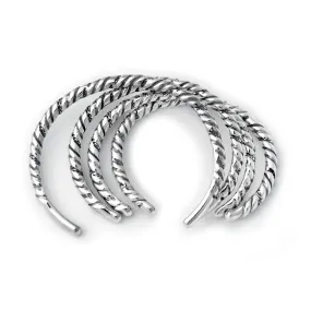 BWL Bracelet  - Twisted Wire Bangle (thin)