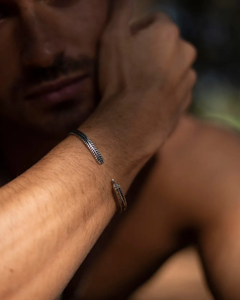 Feather Cuff Bracelet