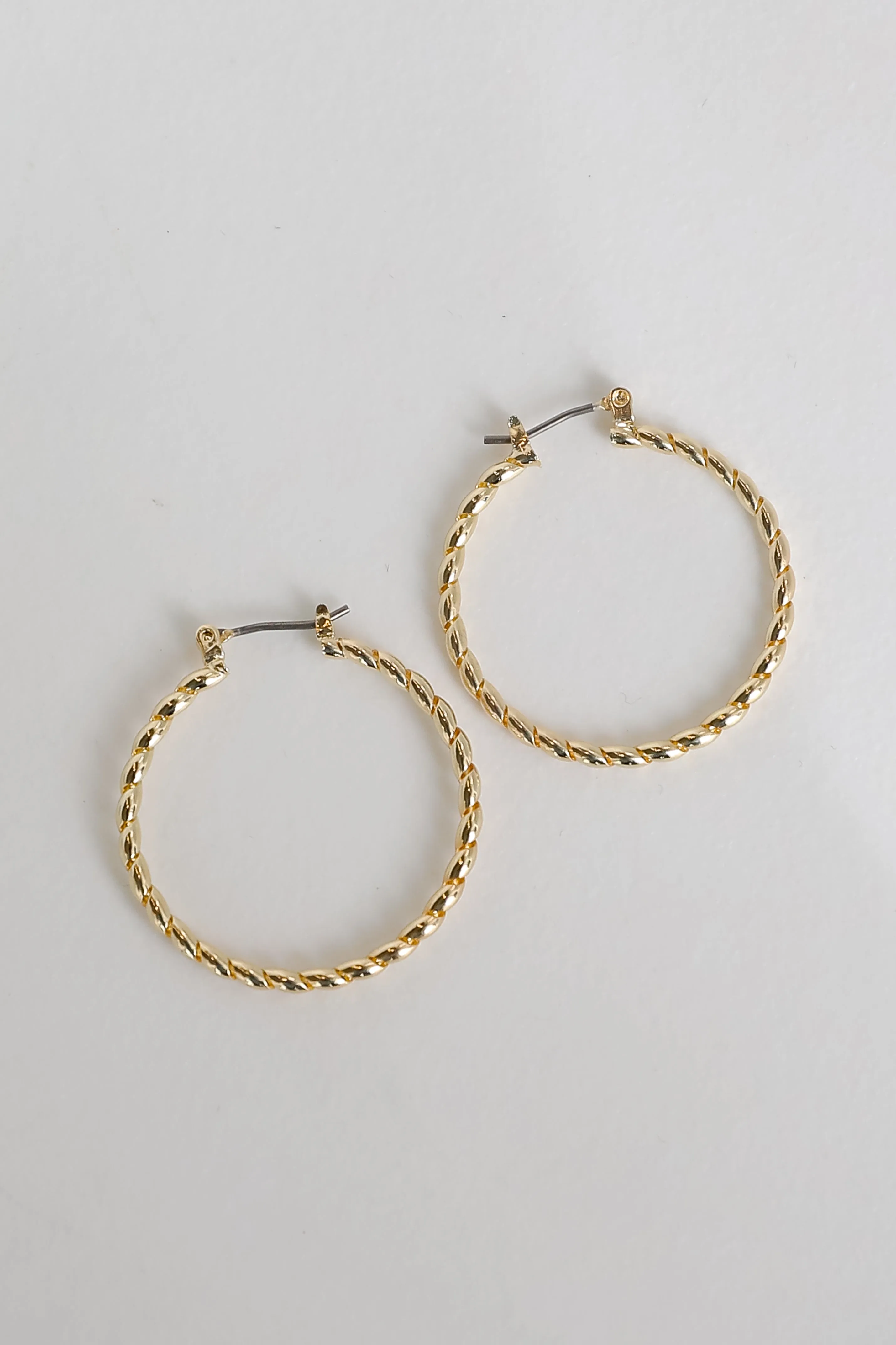 FINAL SALE - Joanna Gold Twisted Hoop Earrings