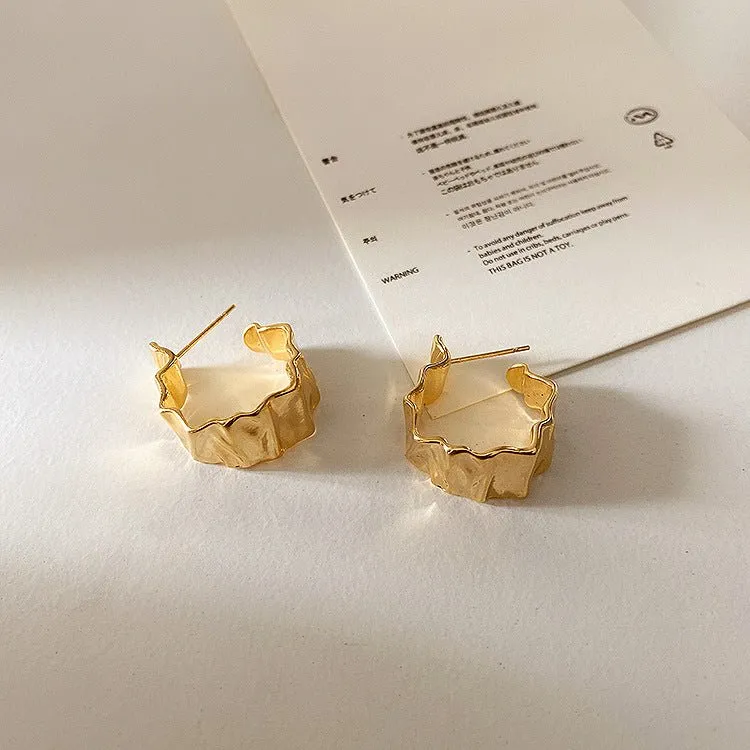 French Ribbon Earrings