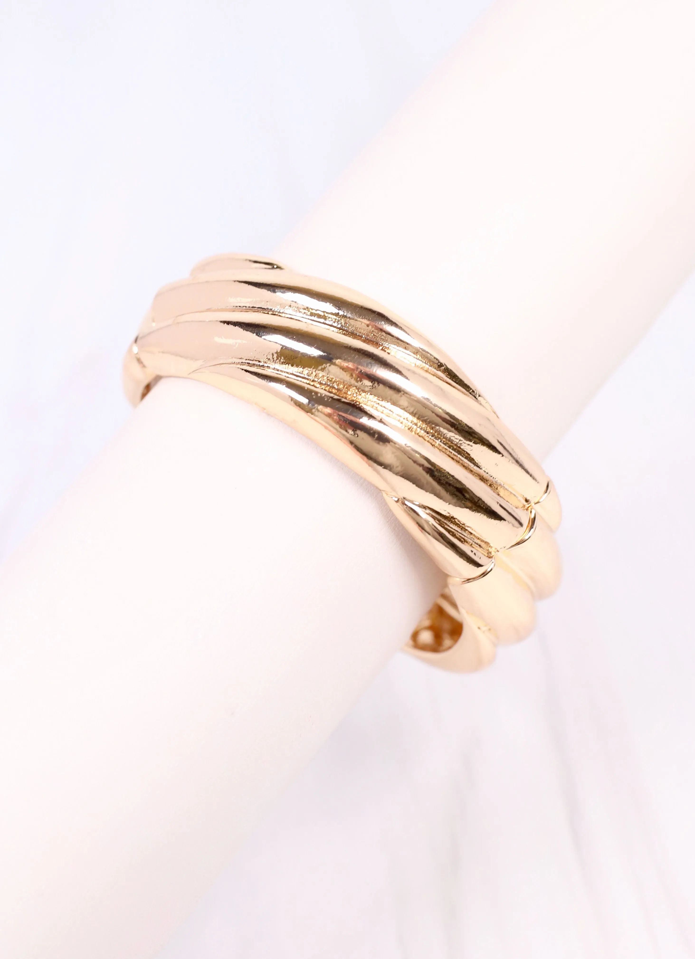 Hackett Stretch Bracelet SHINY GOLD