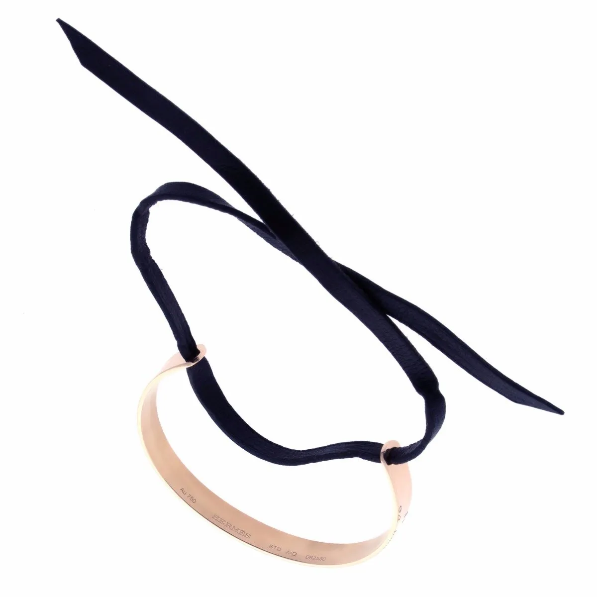 Hermes Rose Gold Bangle Bracelet