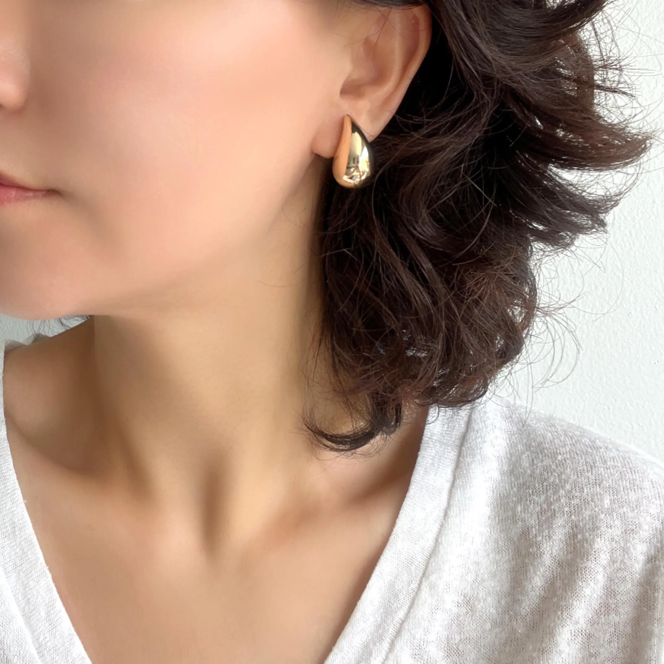 Hollow Bold Teardrop Earrings