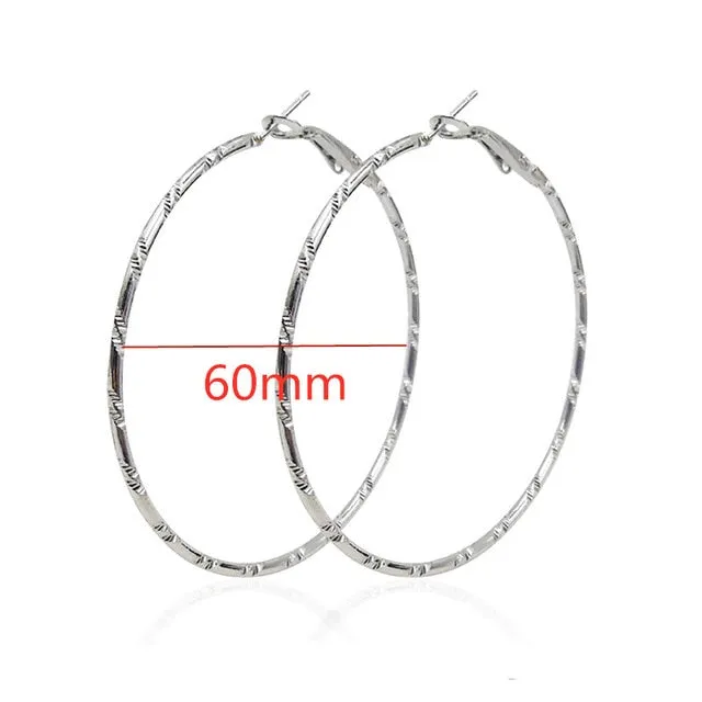 Hoop Earrings | Women Earrings | Big Hoop Earring | Geometric Earrings | Round Hoop Earrings | Hammered Hoop Earrings | Open Circle Earrings