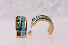 Hoop Stud Earrings