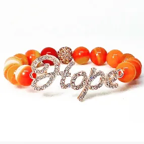 Hope Bracelet - Orange