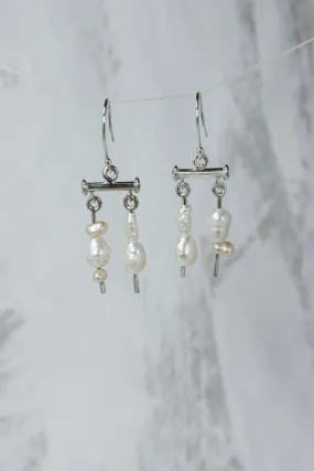 House of Hudson Narrow Dancing Pearl Earrings