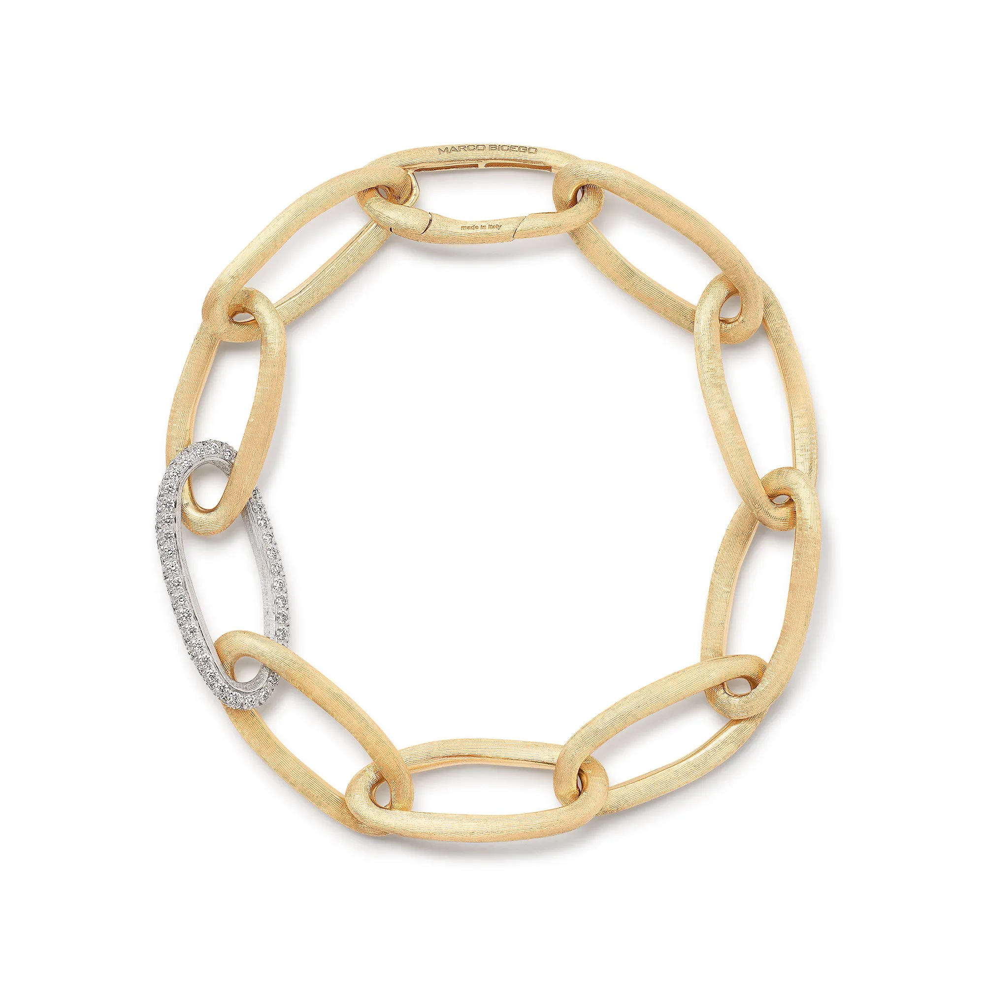 Jaipur Gold Oval Link Bracelet