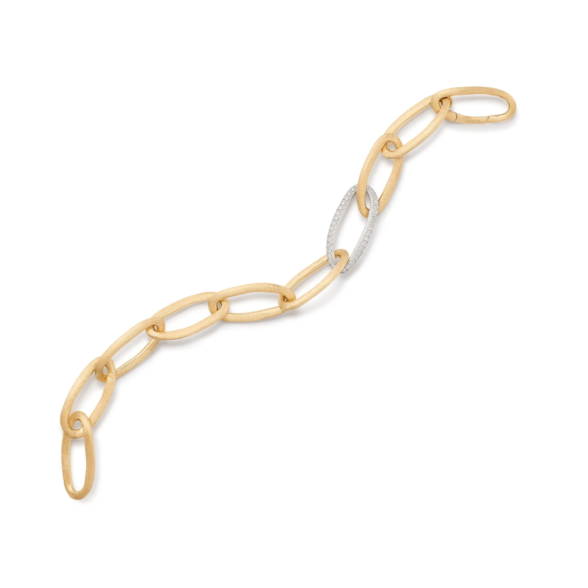 Jaipur Gold Oval Link Bracelet