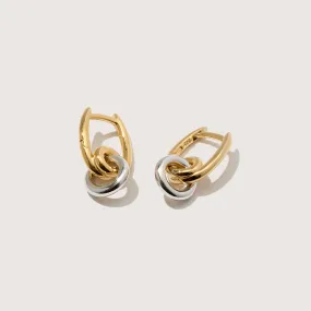 Loop Drop Hoop Earrings