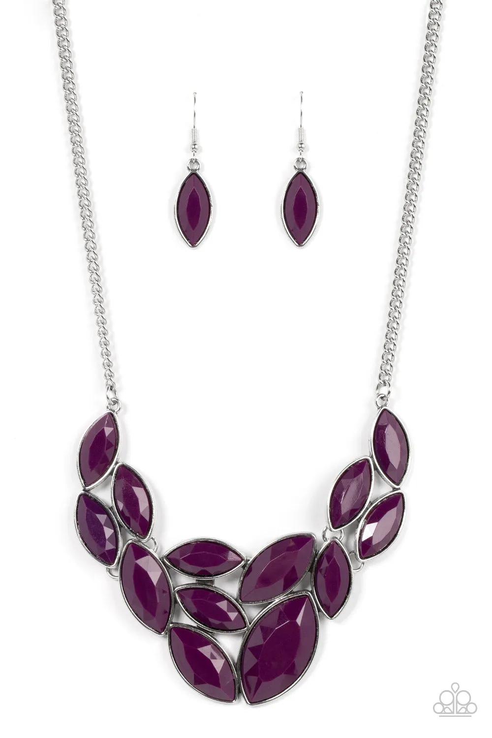 Necklaces Glitzy Goddess - Purple N2306