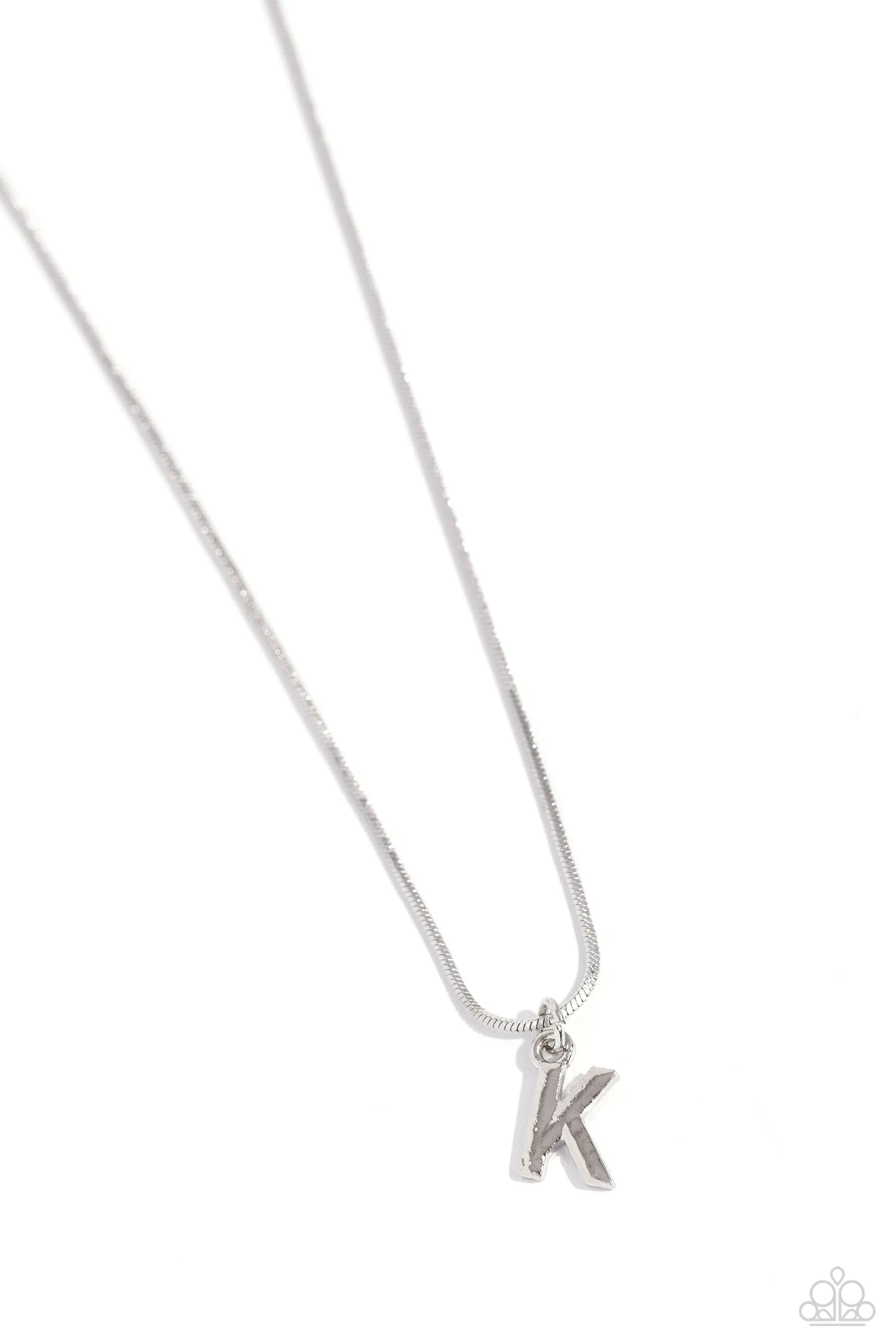 Necklaces Seize the Initial - Silver - K