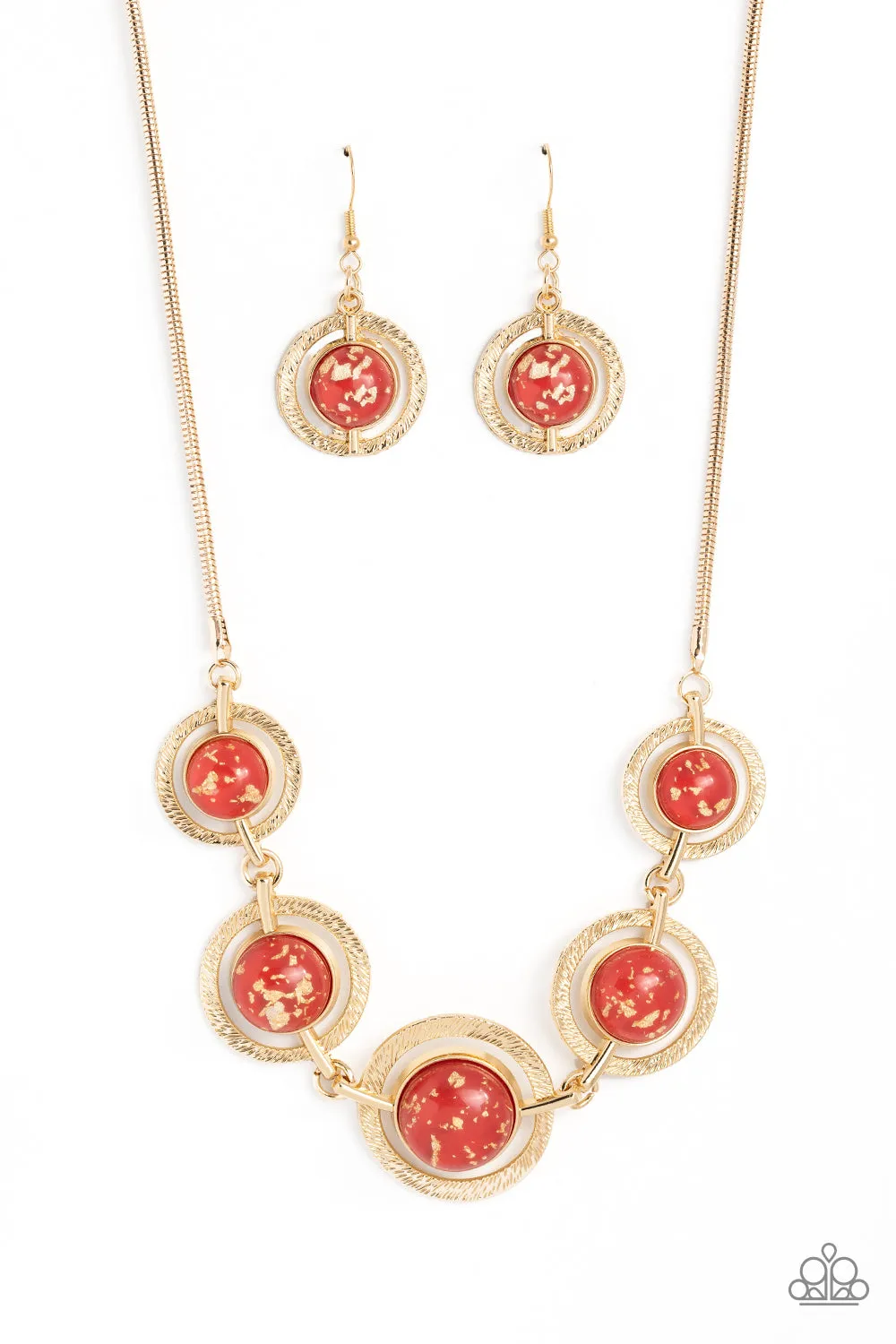 Necklaces Sophisticated Showcase - Red