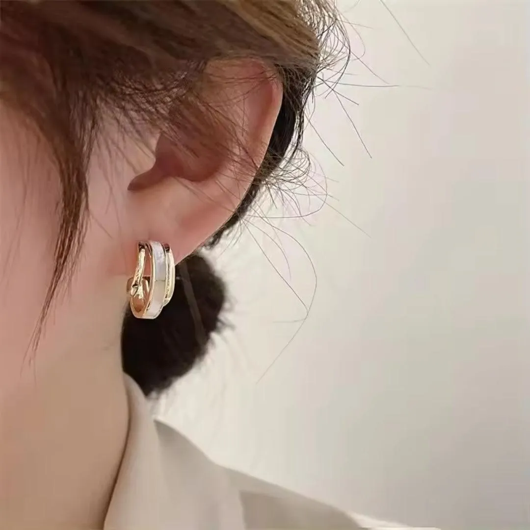 office hoop earrings