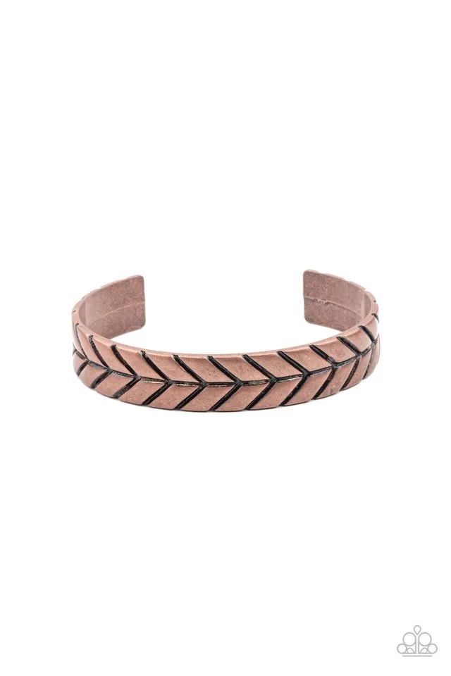 Paparazzi Bracelet ~ Ancient Archer - Copper