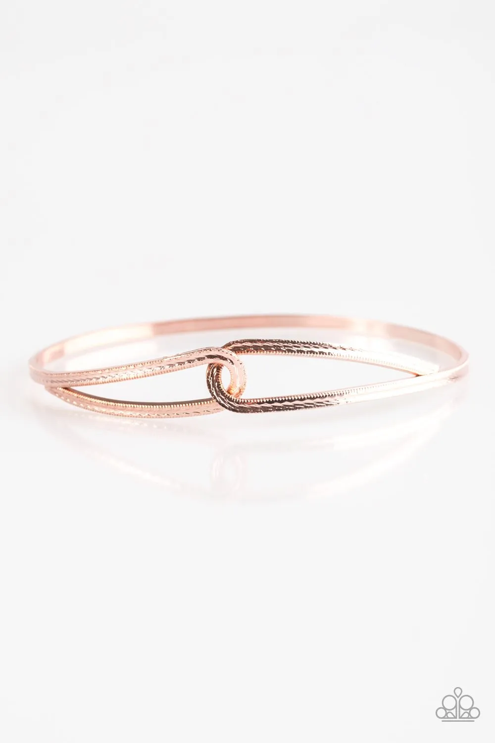 Paparazzi Bracelet ~ Elegant Expressionist - Rose Gold