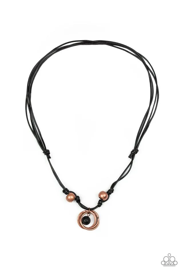 Paparazzi Necklace ~ Rural Ringleader - Copper