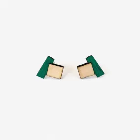 Popova Earrings Green