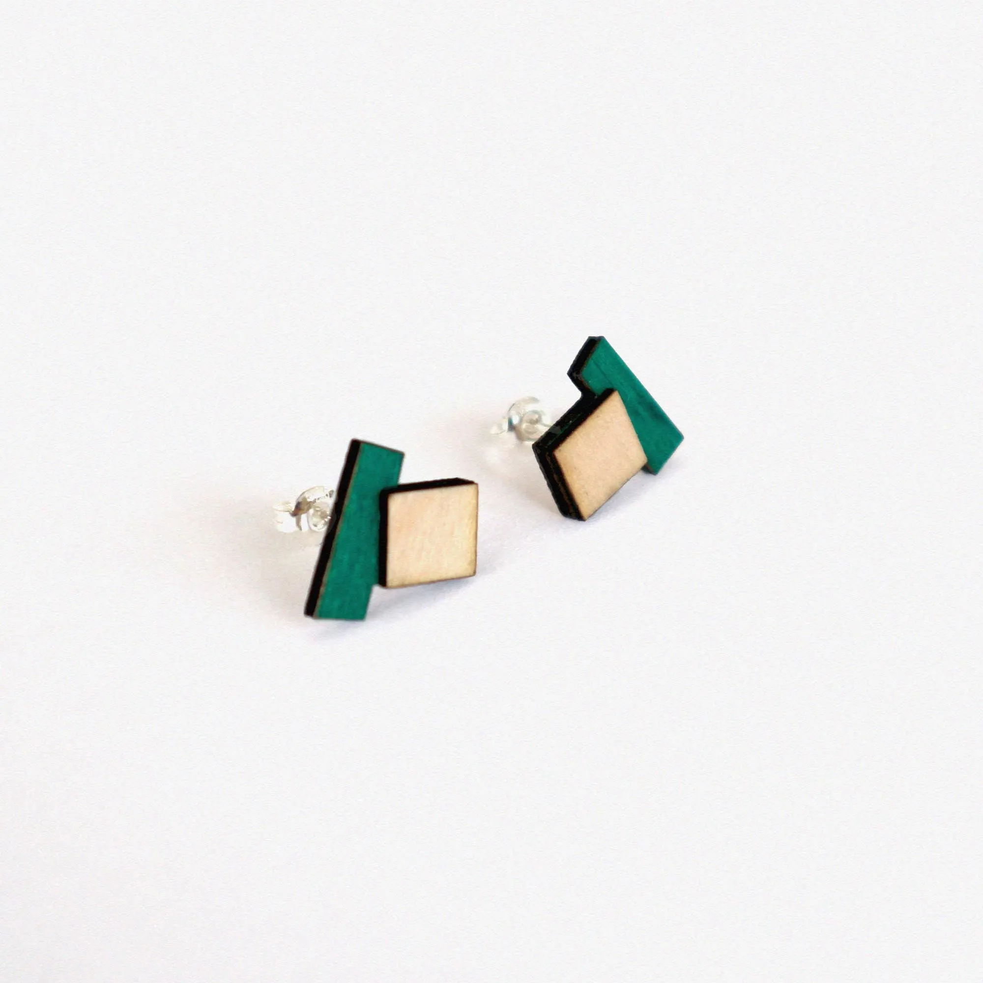 Popova Earrings Green