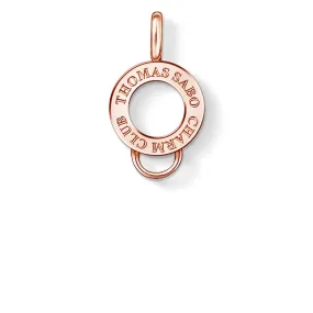 Rose Plated Sterling Silver Thomas Sabo Charm Club Carrier