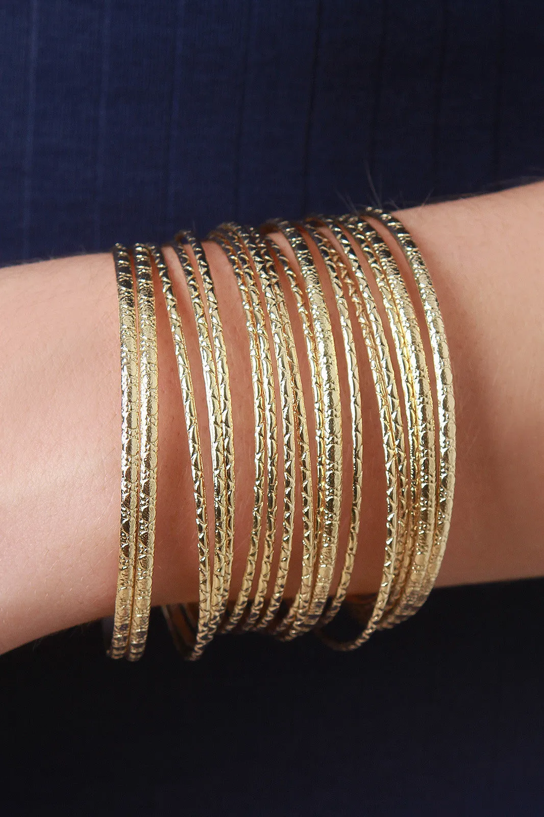 Stacked Wires Bangle