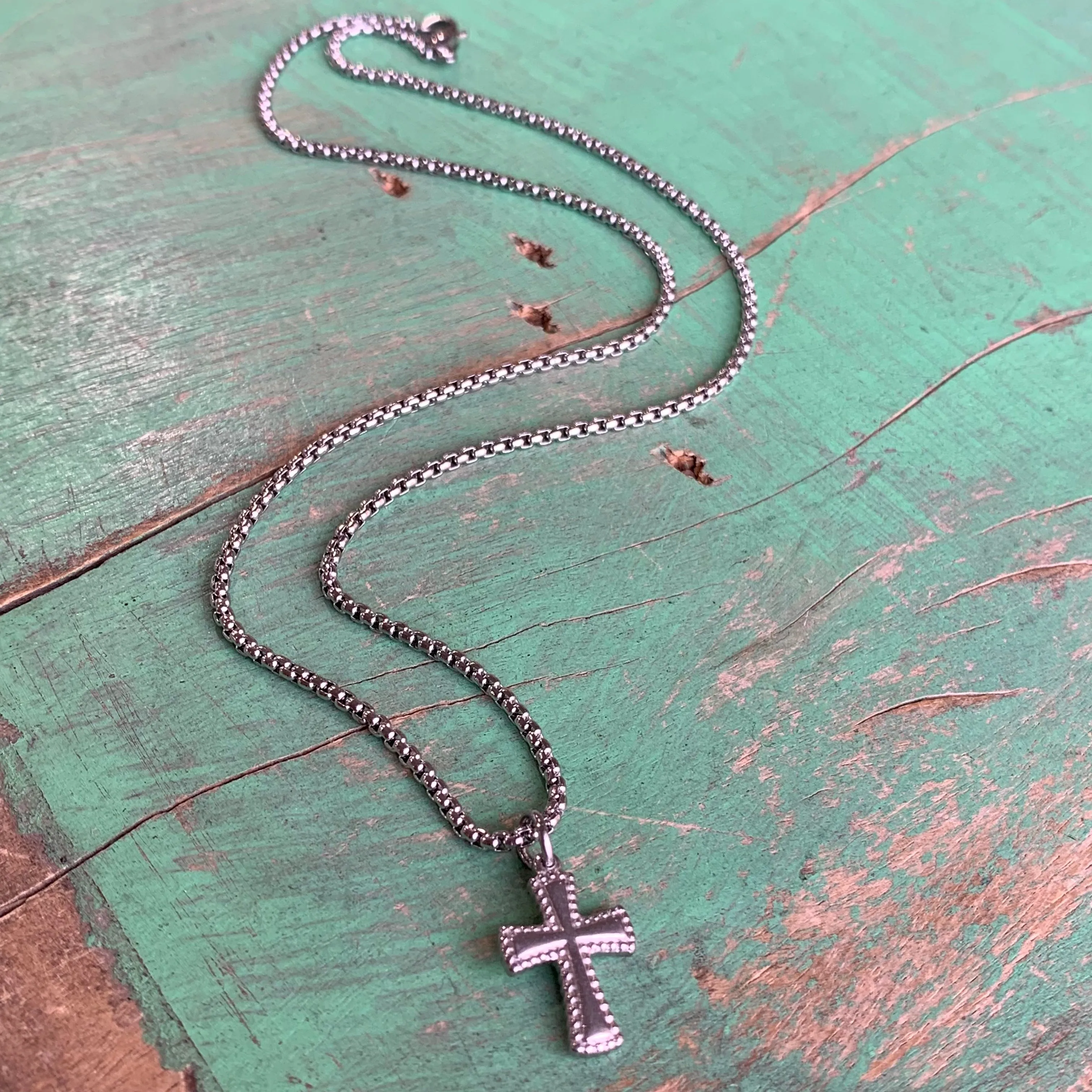 Stainless Steel Small Saviour Necklaces