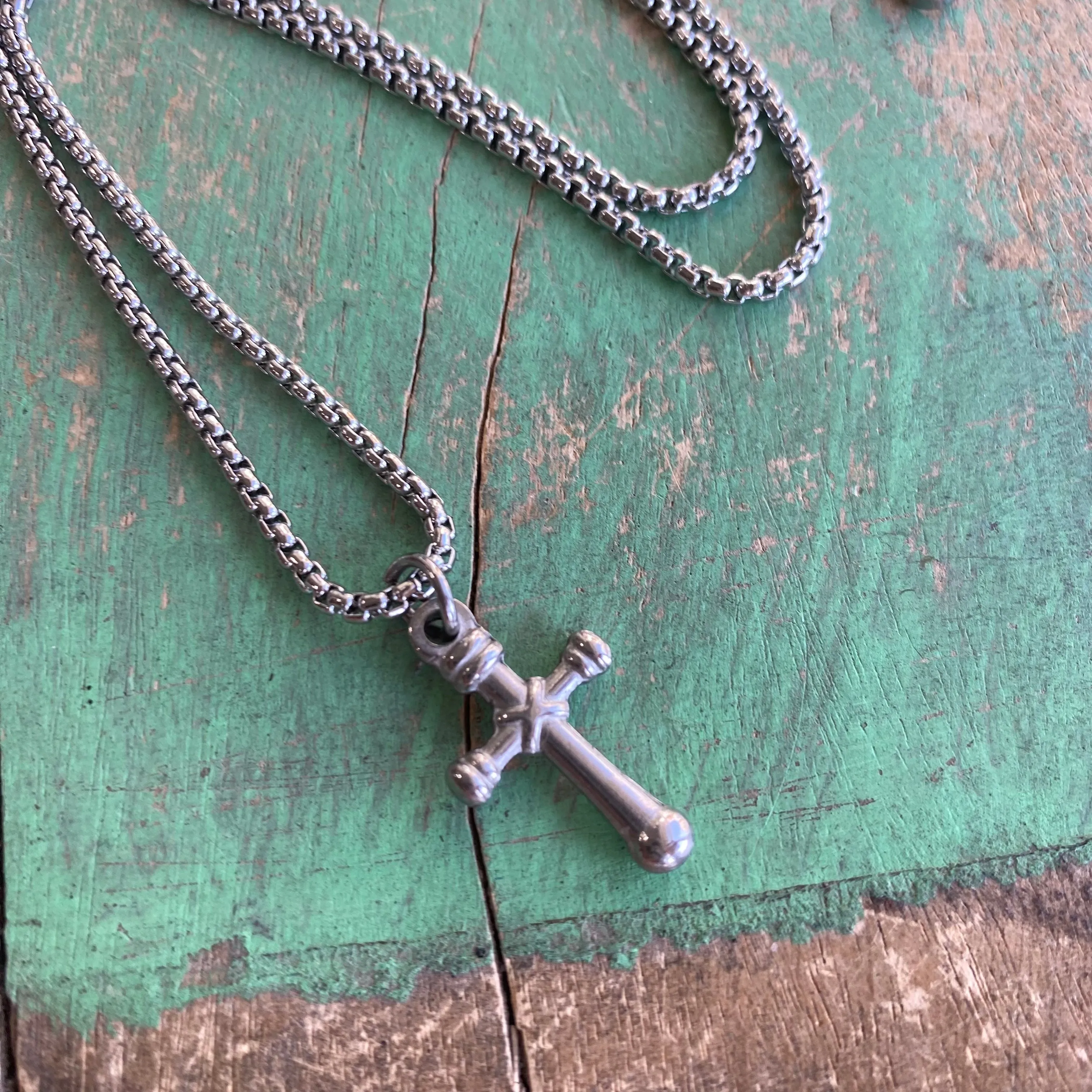 Stainless Steel Small Saviour Necklaces