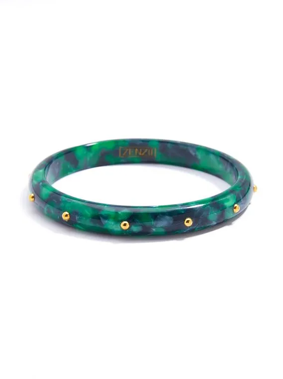 Studded Resin Bangle