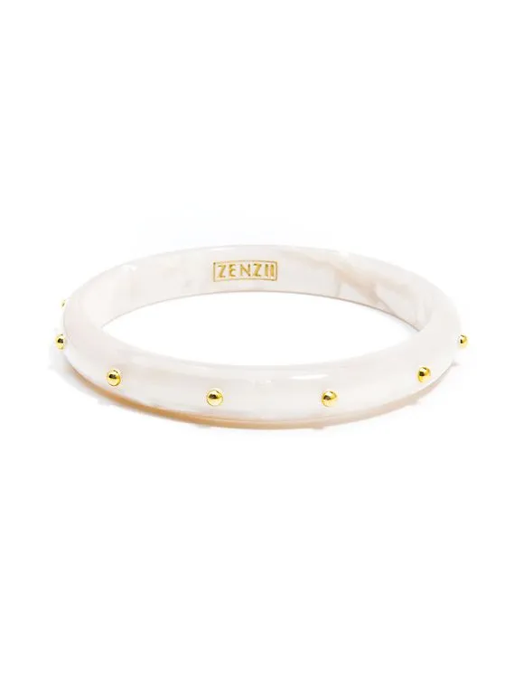 Studded Resin Bangle