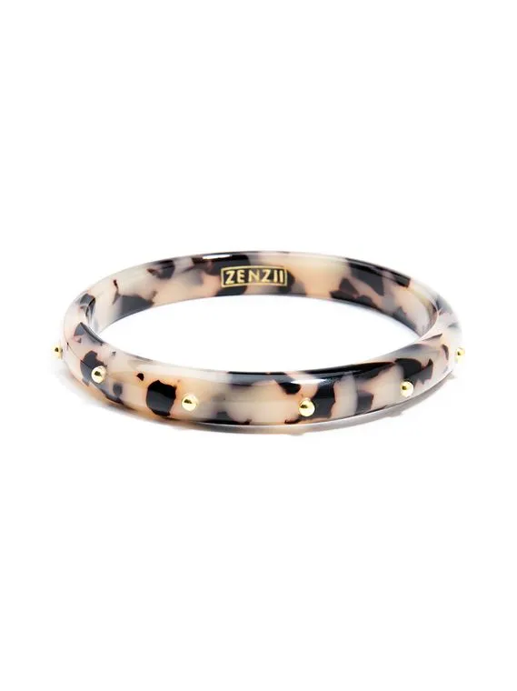 Studded Resin Bangle