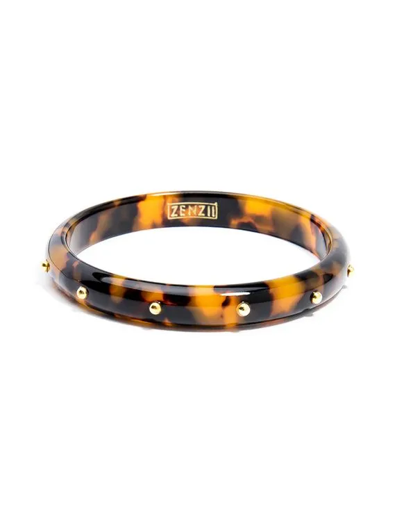 Studded Resin Bangle