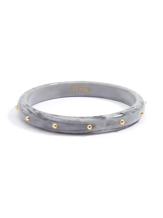 Studded Resin Bangle