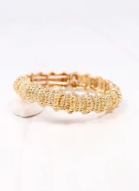 Sully Metal Stretch Bracelet GOLD