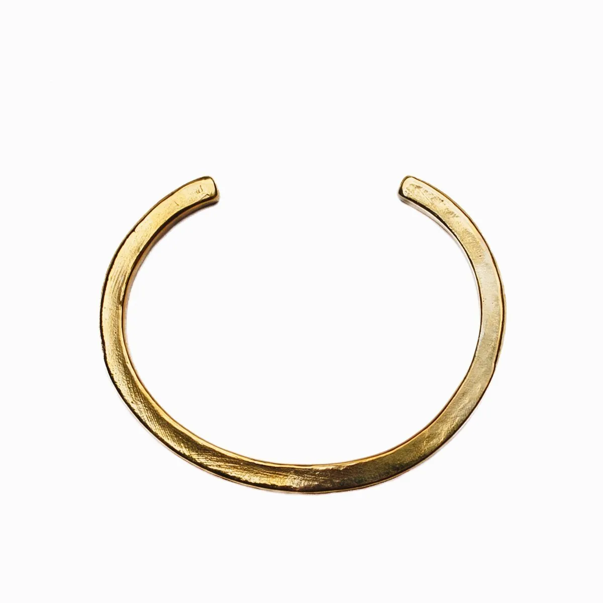 TEXTURED MINIMAL BRACELET | BRASS