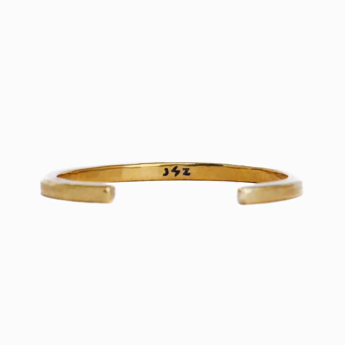 TEXTURED MINIMAL BRACELET | BRASS