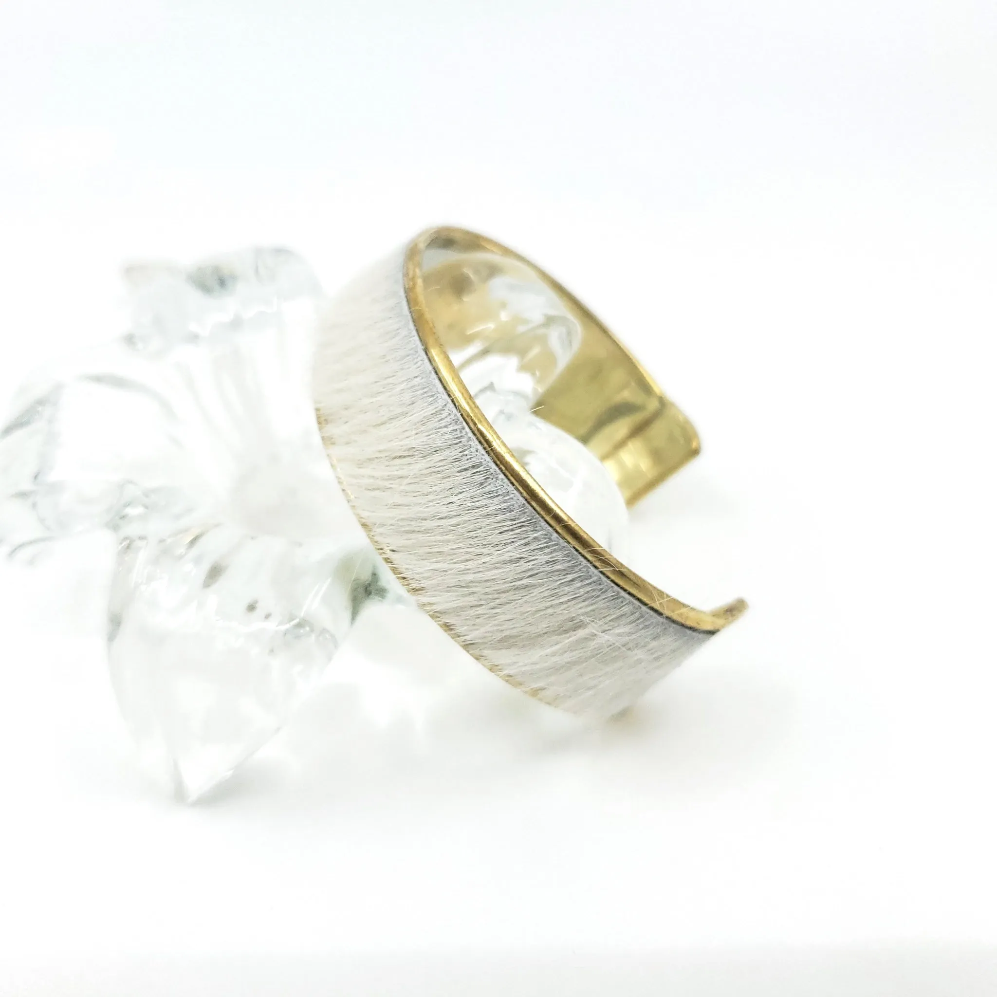 Thin Channel Cuff Bracelet