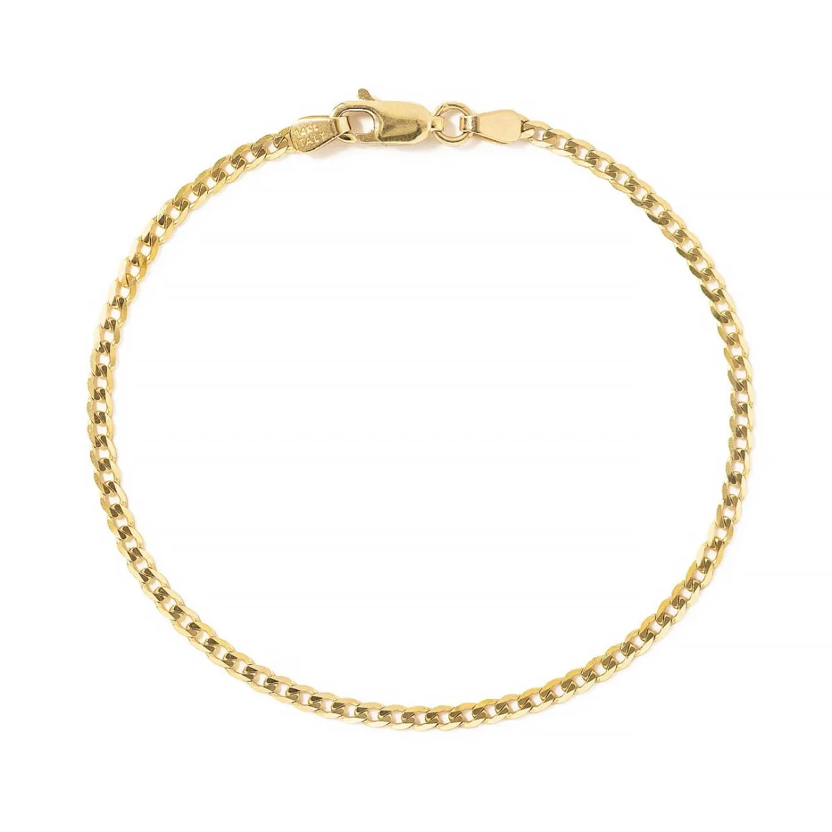 Thin Cuban Chain Bracelet