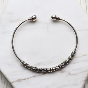 Thin Cuff with Bali Details